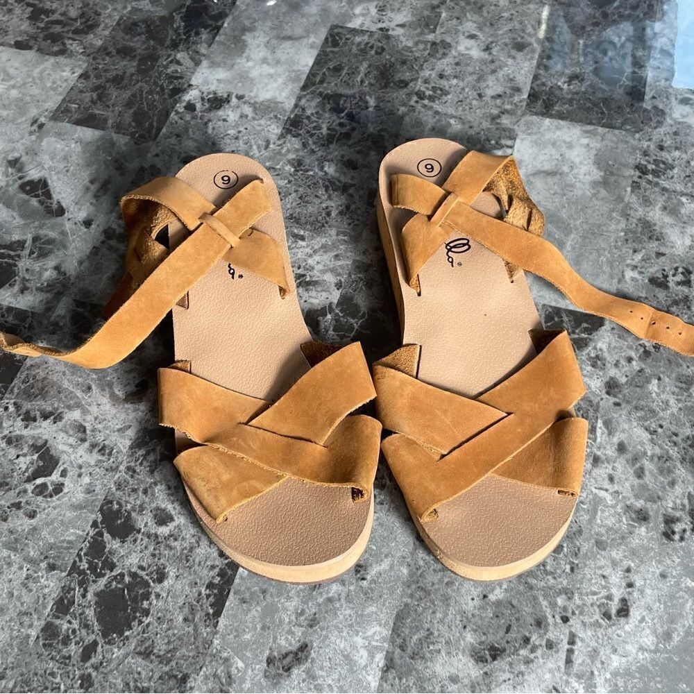 Rapallo leather sandals 